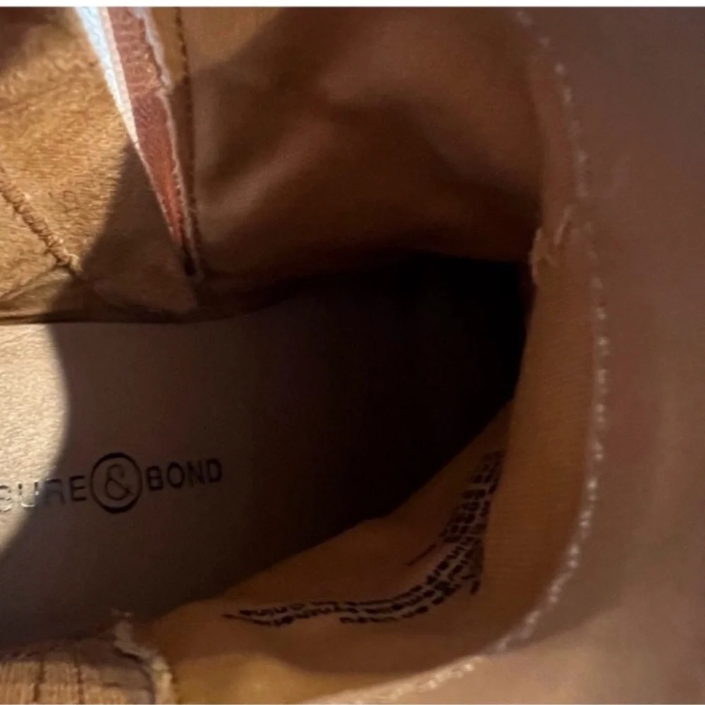 Treasure Bond Tan Suede Ankle Boots size 13 great condition
